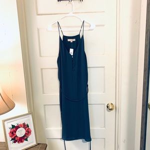 Midi Dress w/button front, flowy and lined 👗🥰